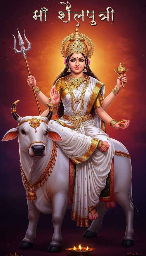 Maa Shailputri Navratri 2025 Image