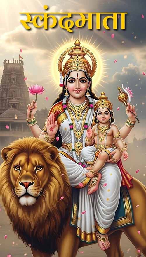 Maa Skandamata Navratri 2025 Image